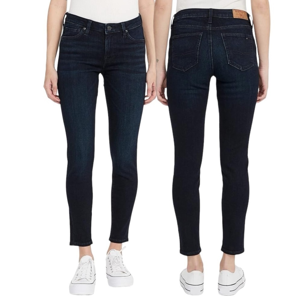 🌻NEW w.tag Buffalo David Bitton Alex Mid Rise Indigo Ringer Jeans Size 32